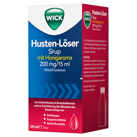 WICK Husten-Lser mit Honigaroma 200mg/15ml 120 Milliliter