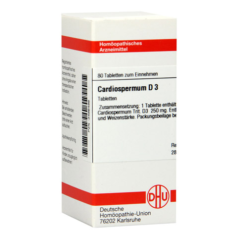 CARDIOSPERMUM D 3 Tabletten 80 Stck N1