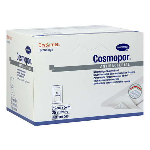 COSMOPOR Antibacterial 5x7,2 cm 25 Stck