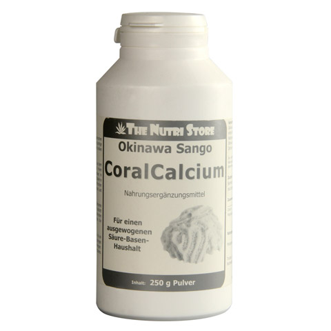 SANGO CORAL Calcium 100% Pulver 250 Gramm