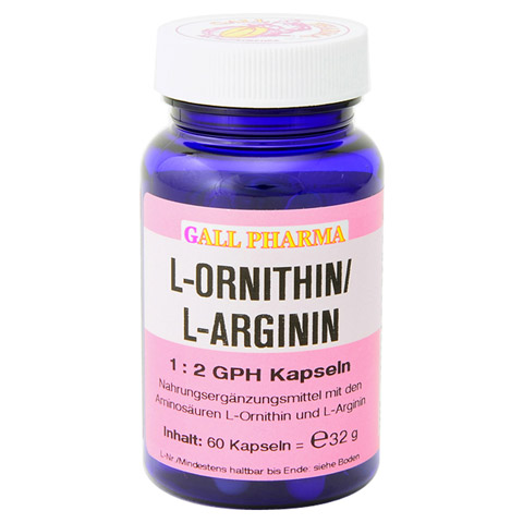 L-ORNITHIN/L-ARGININ 1:2 GPH Kapseln 60 Stck