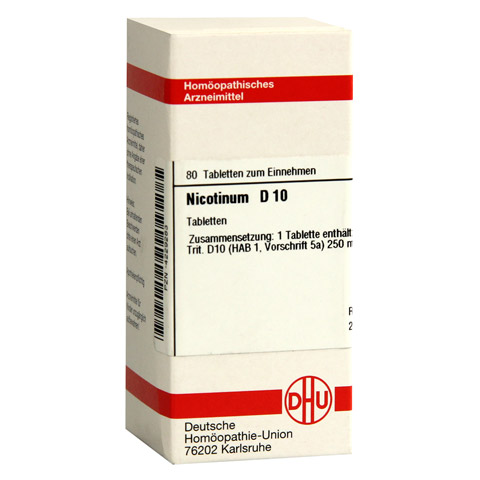 NICOTINUM D 10 Tabletten 80 Stck N1