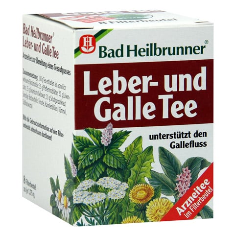 BAD HEILBRUNNER Leber- und Galletee Filterbeutel 8x1.75 Gramm