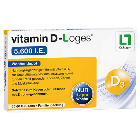 vitamin D-Loges 5.600 I.E. Wochendepot 60 Stck