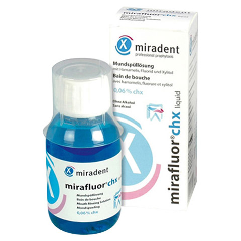 MIRADENT Mundspllsung mirafluor CHX 0,06% 100 Milliliter