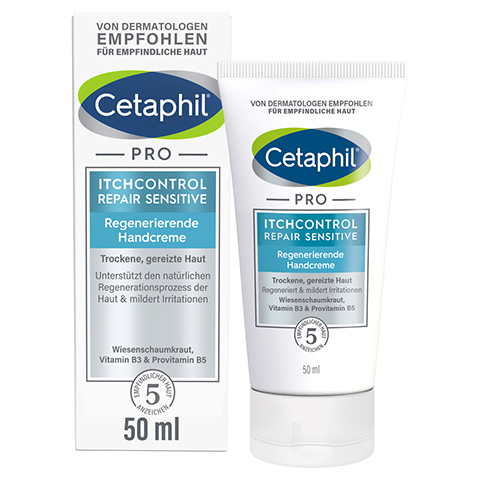 Cetaphil Pro Itch Control Repair Sensitiv Handcreme 50 Milliliter