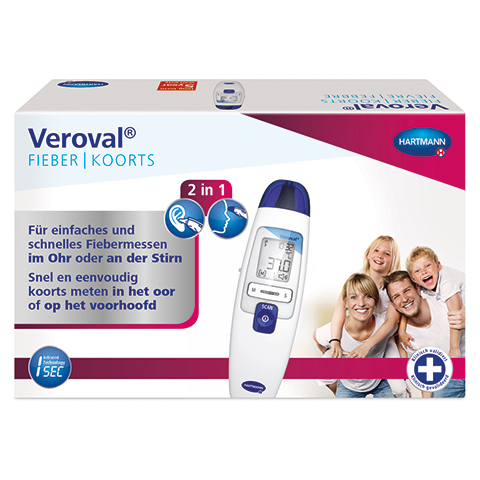 VEROVAL 2in1 Infrarot-Fieberthermometer 1 Stck