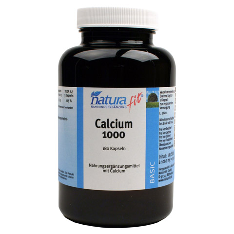 NATURAFIT Calcium 1.000 Kapseln 180 Stck