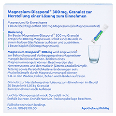 Magnesium Diasporal 300mg 20 Stück N1 - Rückseite