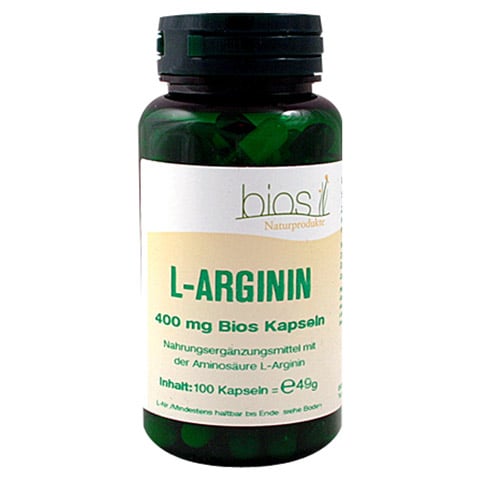 L-ARGININ 400 mg Bios Kapseln 100 Stück