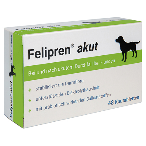 FELIPREN akut Kautabl.bei u.nach Durchfall f.Hunde 48 Stck