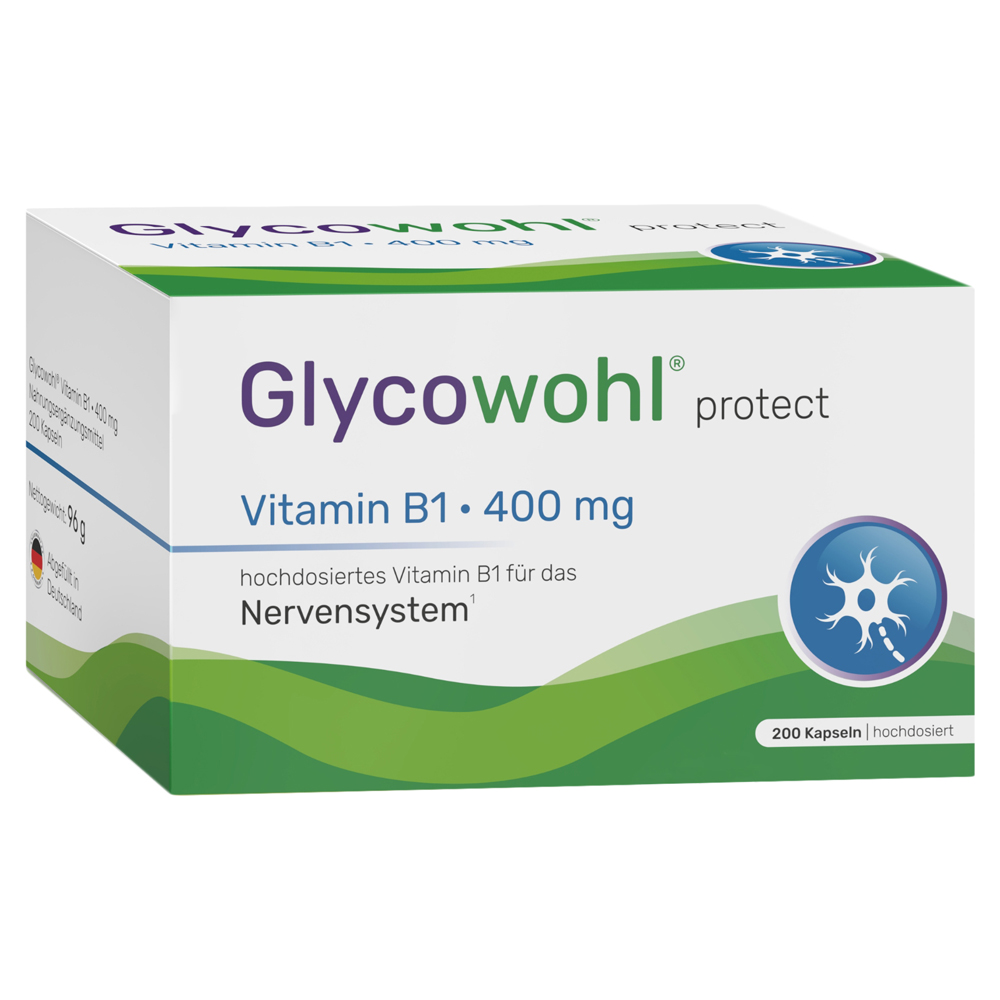 GLYCOWOHL Vitamin B1 Thiamin 400 mg hochdos.Kaps. 200 Stück