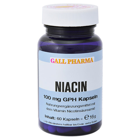 NIACIN 100 mg GPH Kapseln 60 Stück