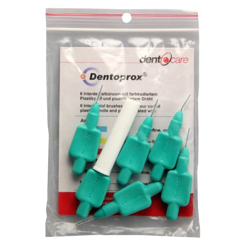 DENTOPROX Interdentalbürste ultrafein 6+1Schutz 6 Stück