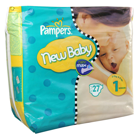 PAMPERS New Baby Gr.1 Newborn 2-5kg 27 Stck
