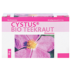 CYSTUS Bio Teekraut Filterbeutel 20 Stück - Vorderseite
