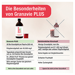 GRANAVIE PLUS Granatapfel Polyphenole Bio Konz. 500 Milliliter - Info 4