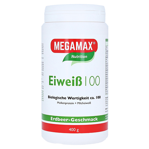 EIWEISS 100 Erdbeer Megamax Pulver 400 Gramm