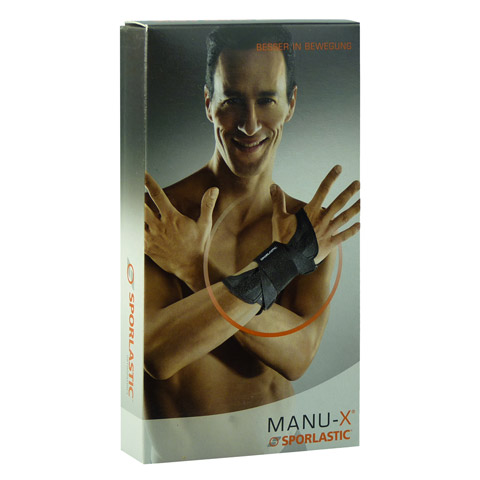 MANU-X Handgelenkorthese Gr.1 schwarz 07642 1 Stück