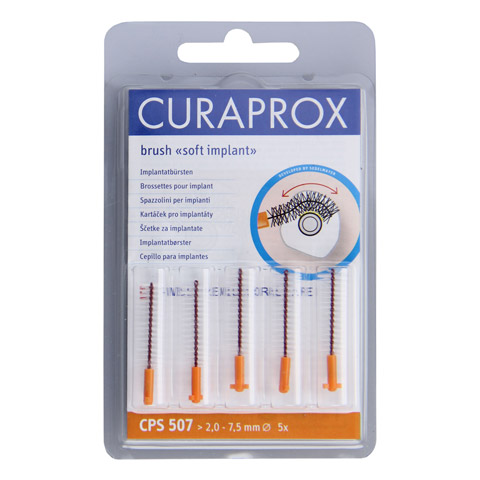 CURAPROX soft implant 507 2-7,5mm 5 Stück