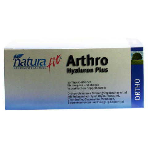 NATURAFIT Arthro Hyaluron Plus Beutel 30 Stck