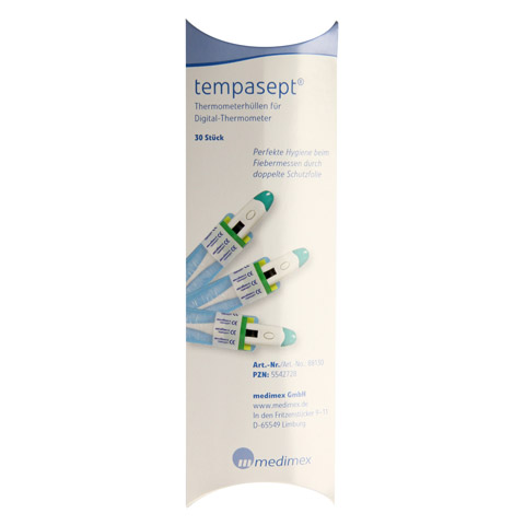 TEMPASEPT Digital Thermomet.Schutzhül.o.Gleitm. 30 Stück