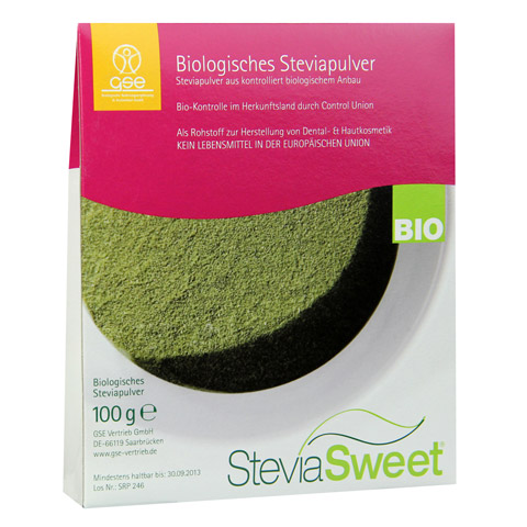STEVIA SWEET Bio Pulver Badezusatz 100 Gramm