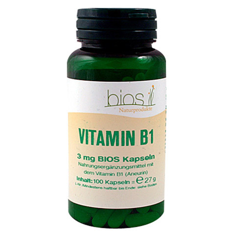 VITAMIN B1 3 mg Bios Kapseln 100 Stück