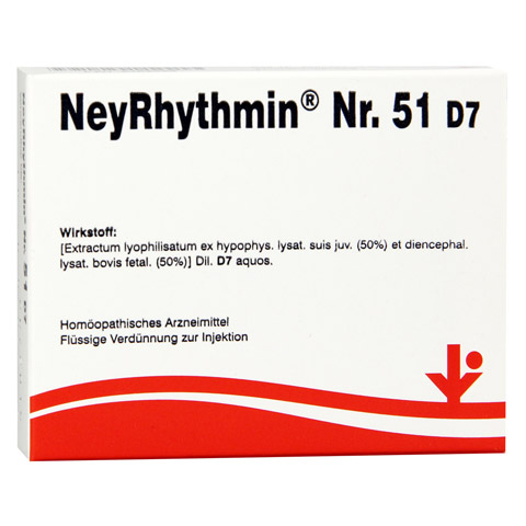 NEYRHYTHMIN Nr.51 D 7 Ampullen 5x2 Milliliter N1