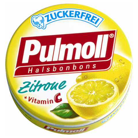 PULMOLL Hustenbonbons Zitrone zuckerfrei 20 Gramm