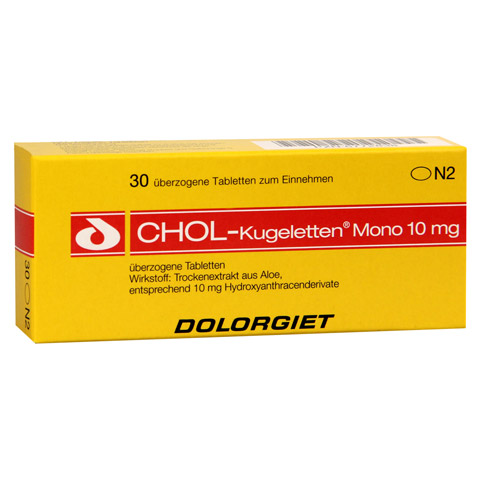 CHOL KUGELETTEN Mono 10 mg berzogene Tabletten 30 Stck N2