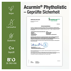 Acurmin Phytholistic - Bio Kurkuma Kapseln 60 Stck - Info 6