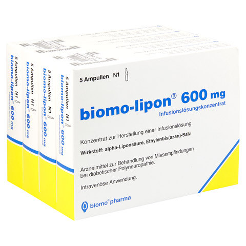 BIOMO-lipon 600 mg Ampullen 20 Stck N3