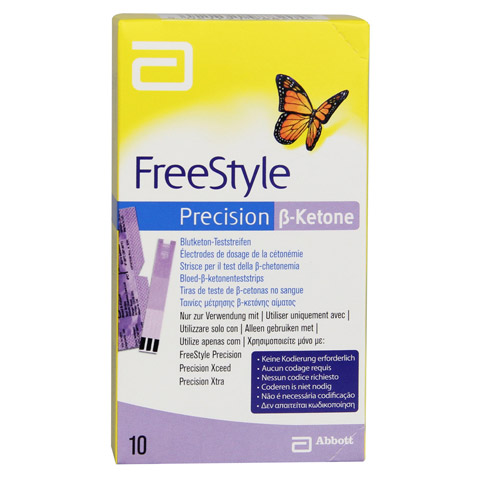 FREESTYLE Precision -Ketone Blutketon Teststreif. 10 Stck