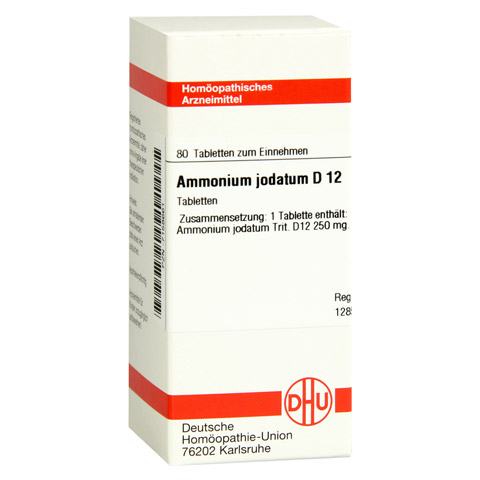 AMMONIUM JODATUM D 12 Tabletten 80 Stck N1