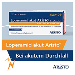 Loperamid akut Aristo 2mg 10 Stck N1 - Info 6