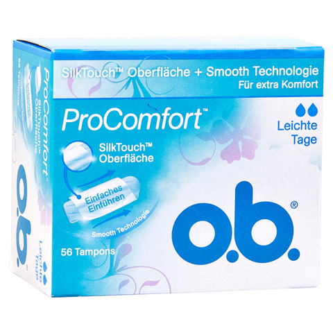 O.B. Tampons ProComfort leichte Tage 56 Stck