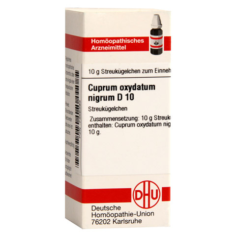CUPRUM OXYDATUM nigrum D 10 Globuli 10 Gramm N1