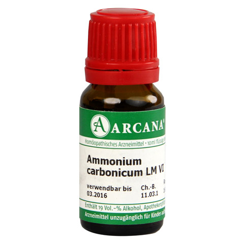 AMMONIUM CARBONICUM LM 6 Dilution 10 Milliliter N1