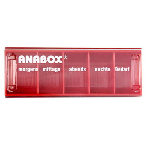 ANABOX Tagesbox hellrot 1 Stck