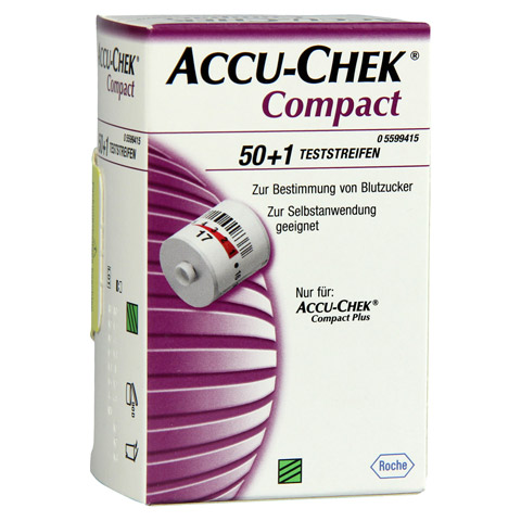 ACCU CHEK Compact Teststreifen 50 Stck