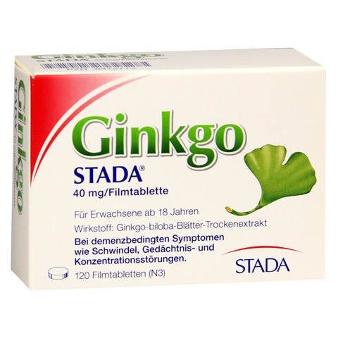 GINKGO STADA 40 mg Filmtabletten 120 Stck N3
