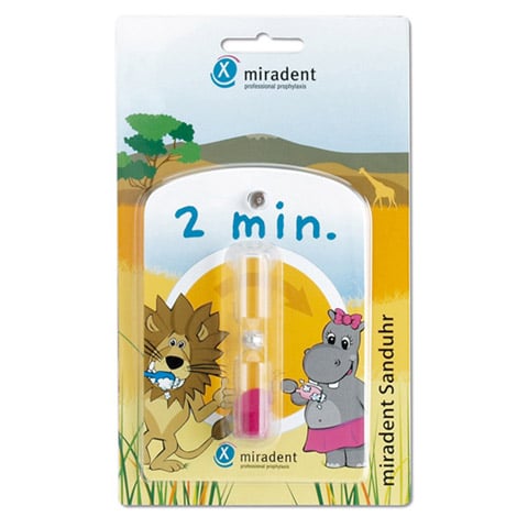 MIRADENT Kinder-Zahnputzuhr Sanduhr 1 Stck
