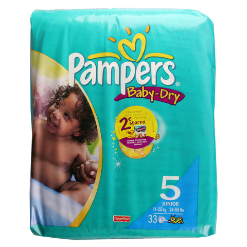 PAMPERS Baby Dry Gr.5 junior 11-25kg 33 Stck