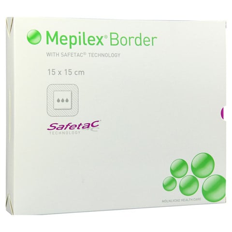 MEPILEX Border Schaumverband 15x15 cm 10 Stück