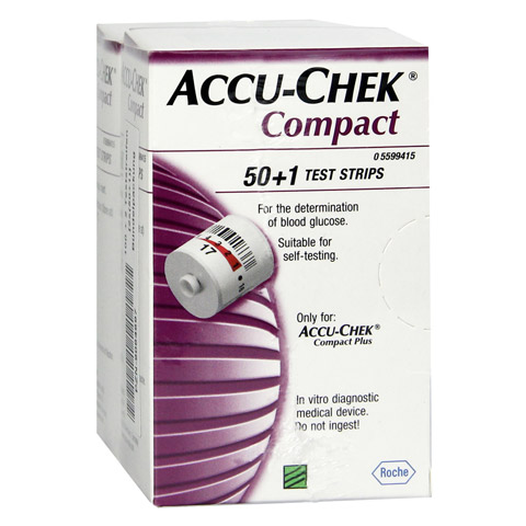 ACCU-CHEK Compact Teststreifen 102 Stck