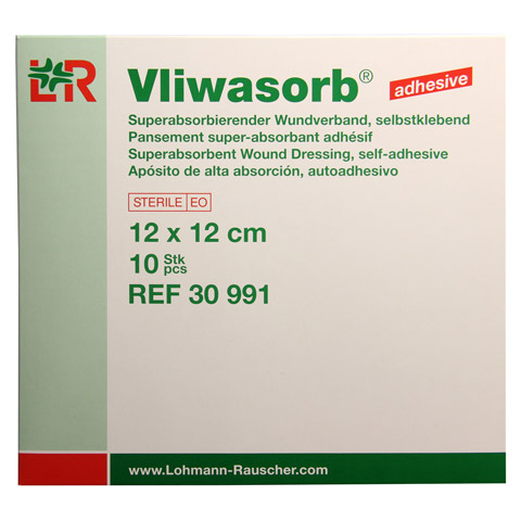 VLIWASORB adhesive superabso.Komp.sk.st.12x12 cm 10 Stück