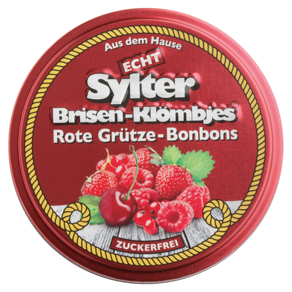 ECHT SYLTER Rote Grütze Bonbons zuckerfrei 70 Gramm