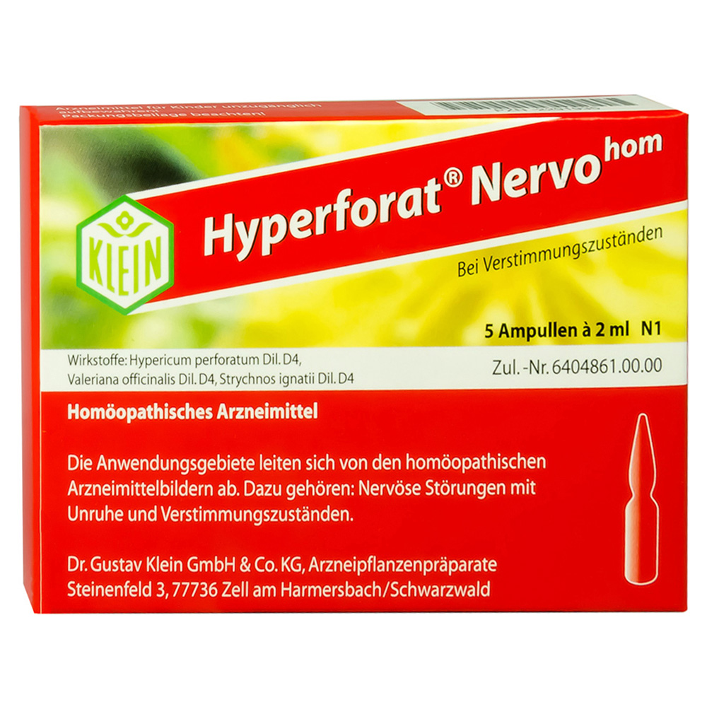 HYPERFORAT Nervohom Injektionslösung 5x2 Milliliter