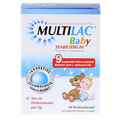 Multilac Baby Synbiotikum Portionsbeutel 10 Stck - Vorderseite